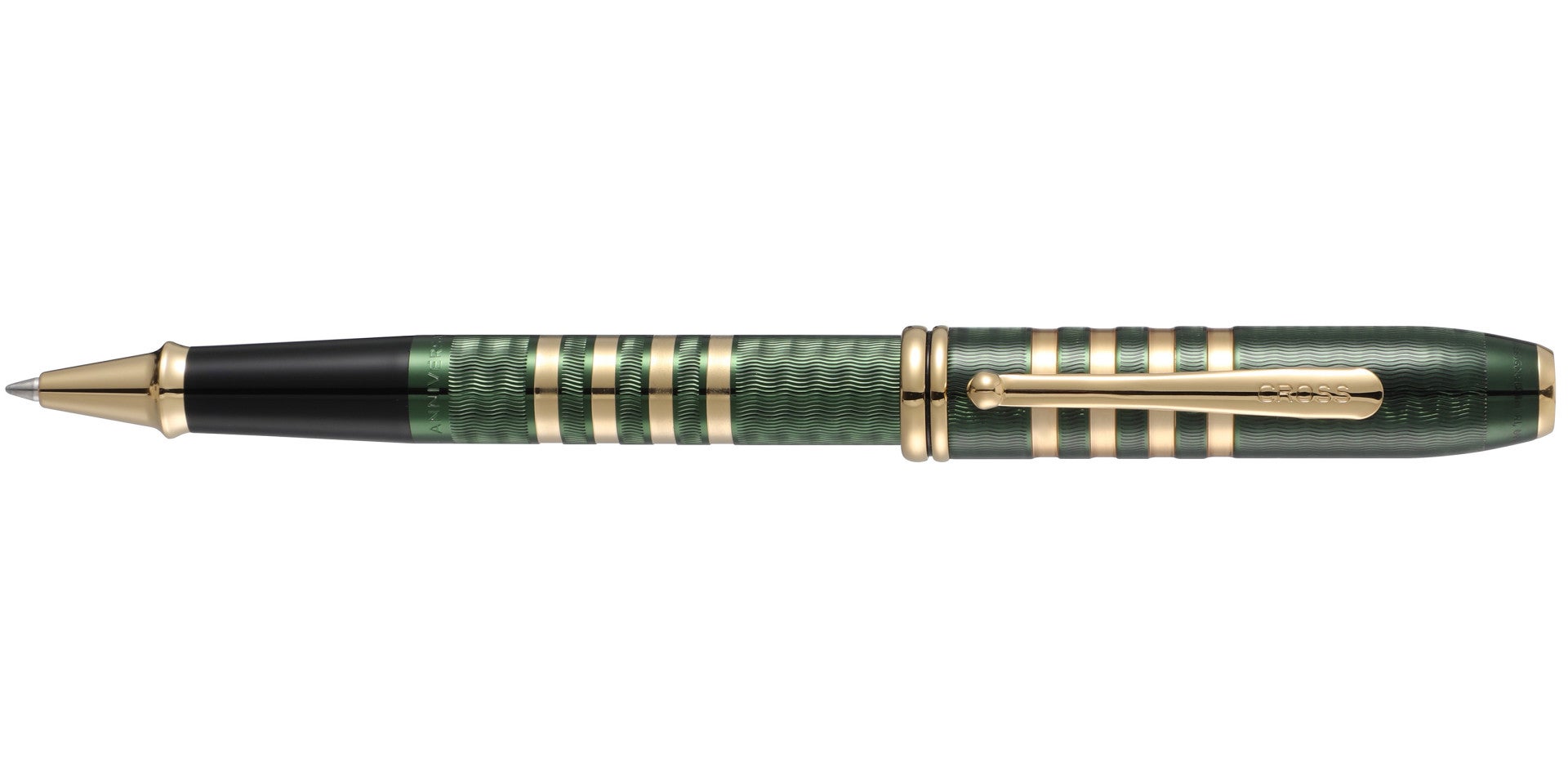 Townsend Special-Edition 175th Anniversary Collection Translucent Green Lacquer Rollerball Pen