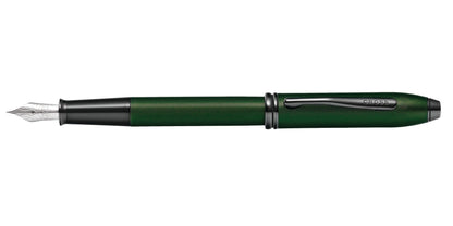 Townsend Matte Green PVD Micro-knurl Fountain Pen
