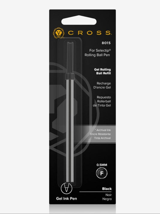 Cross Fine Black Gel Rollerball Refill (0.5MM)