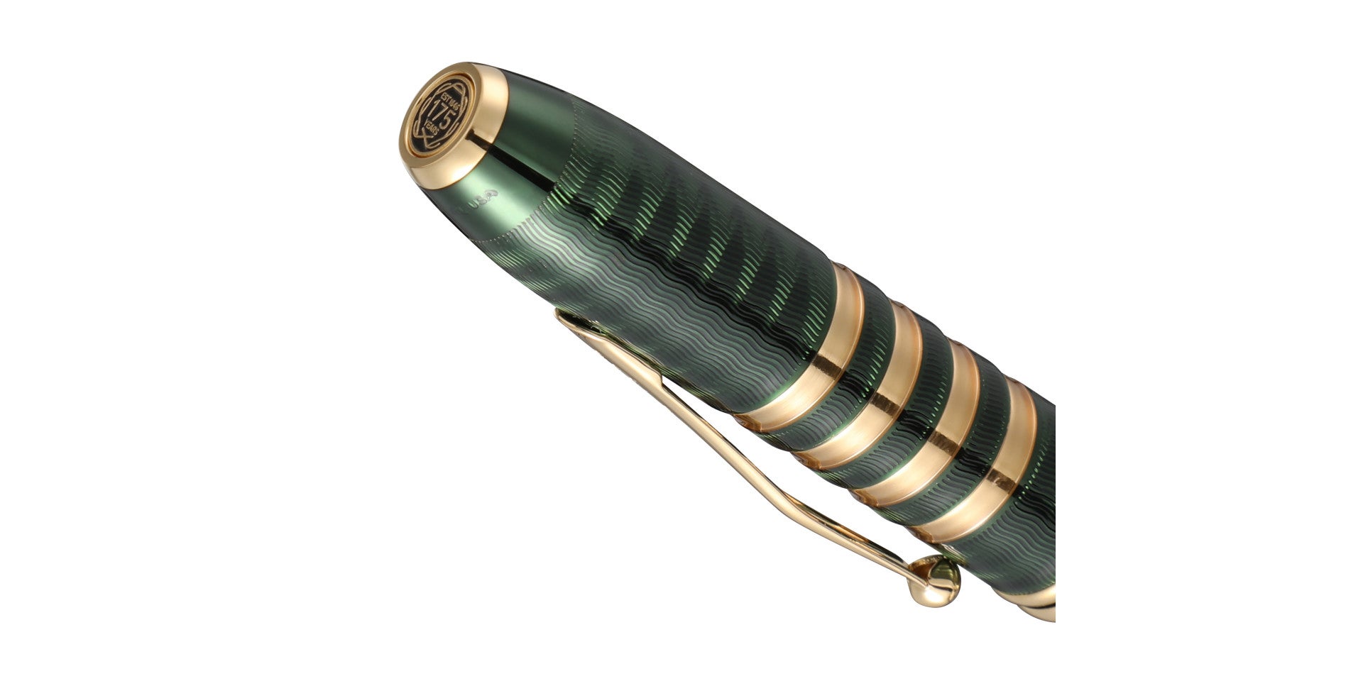 Townsend Special-Edition 175th Anniversary Collection Translucent Green Lacquer Rollerball Pen