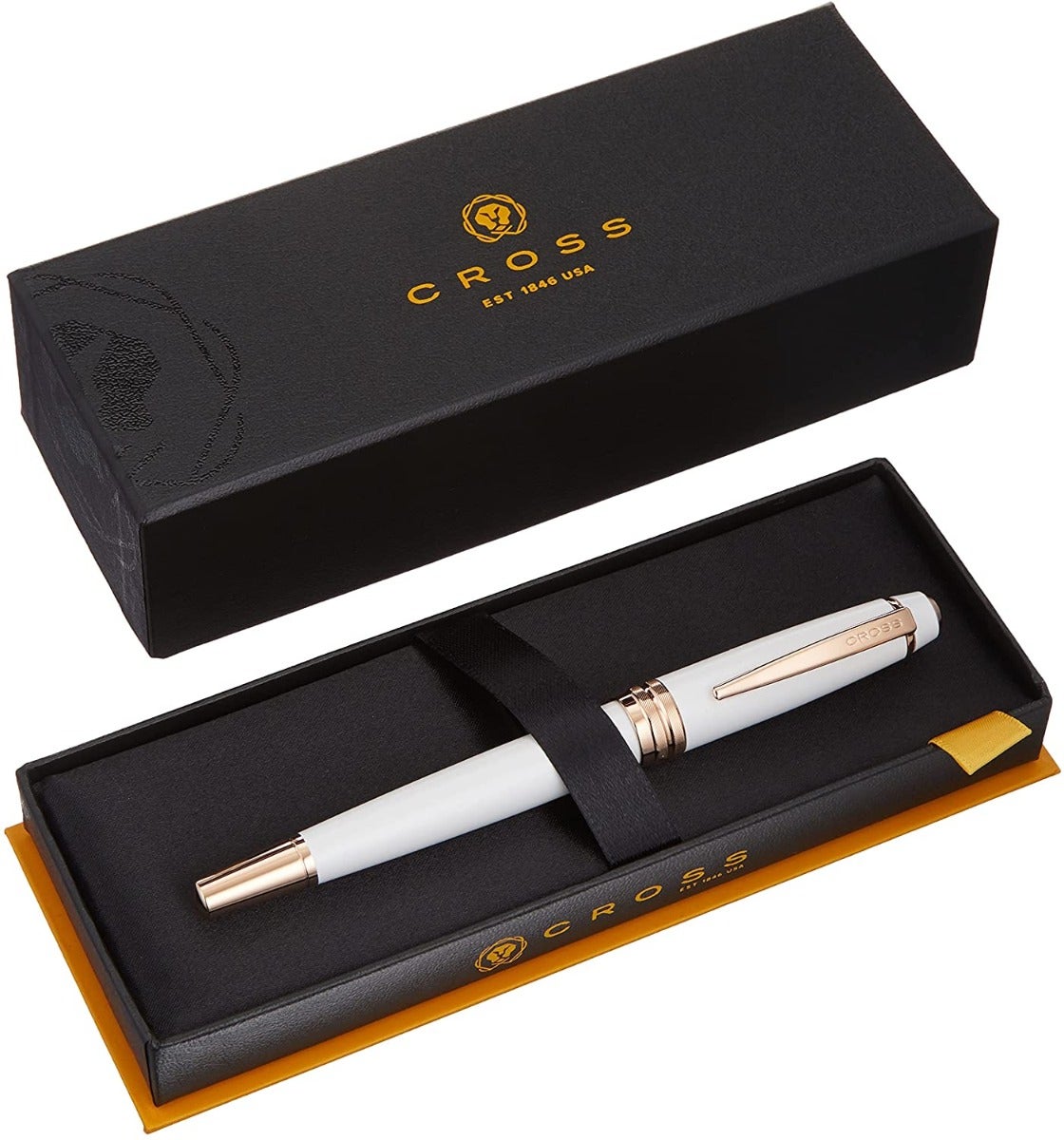 Bailey Pearlescent White Lacquer Fountain Pen