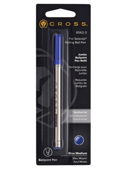Selectip Jumbo Ballpoint Pen Refill – Blue - Medium - Single Pack