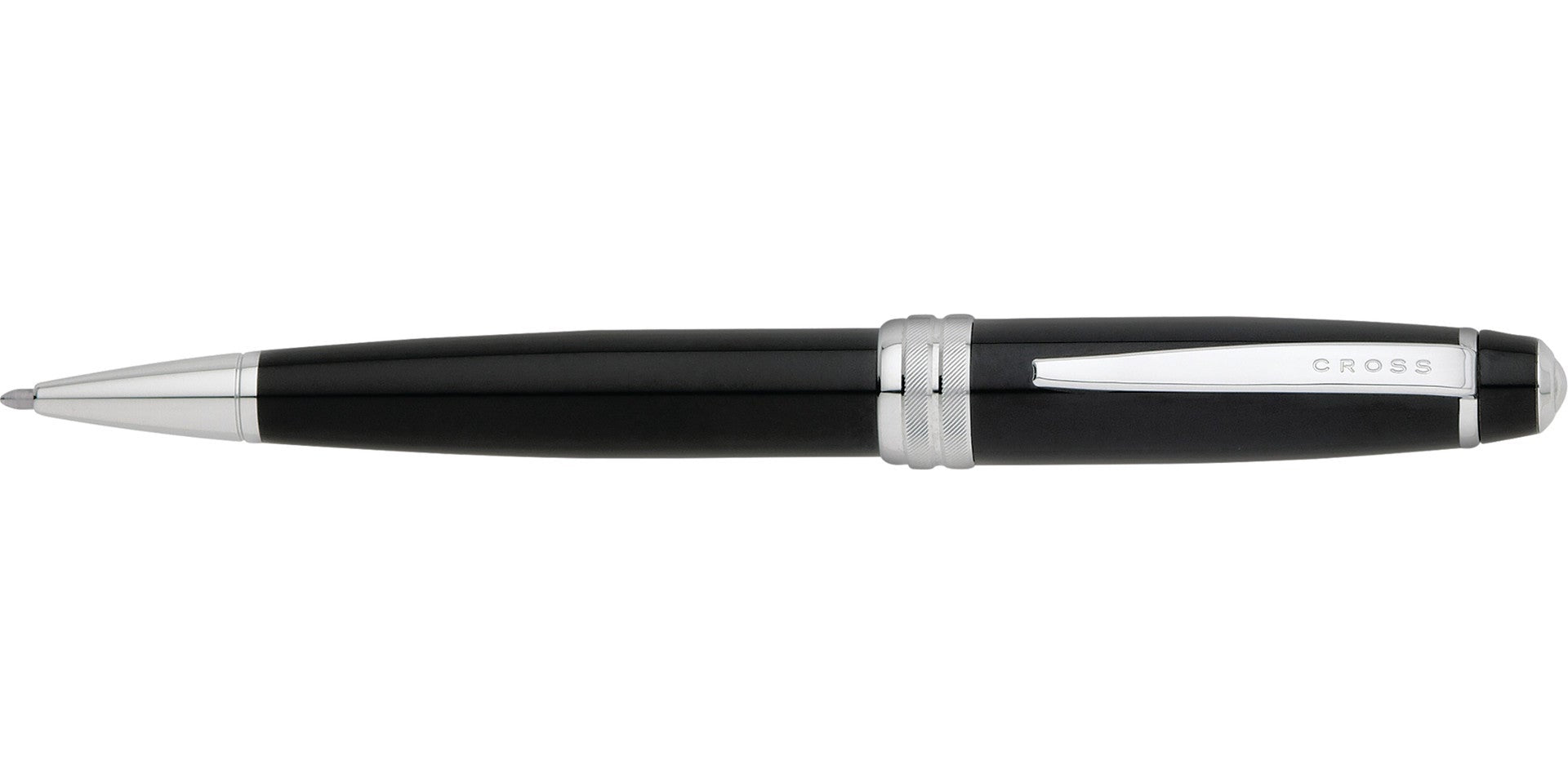 Bailey Black Lacquer Ballpoint Pen & Fountain Pen (Medium) Gift Set