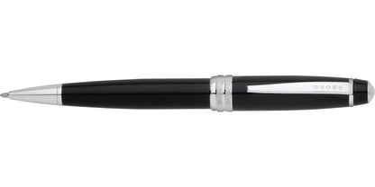 Bailey Black Lacquer Ballpoint Pen & Fountain Pen (Medium) Gift Set