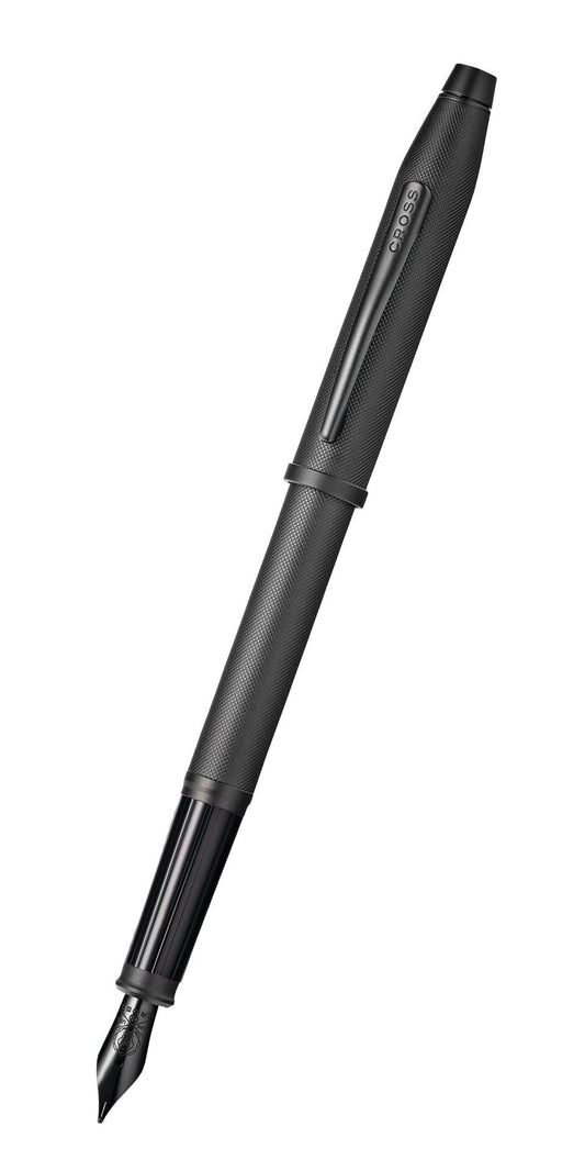 Century II Black Micro-knurl Fountain Pen